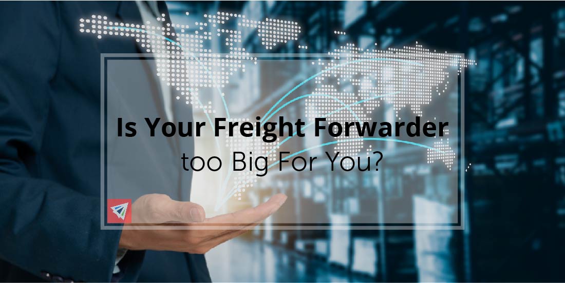 Is Your Freight Forwarder too Big For You?
