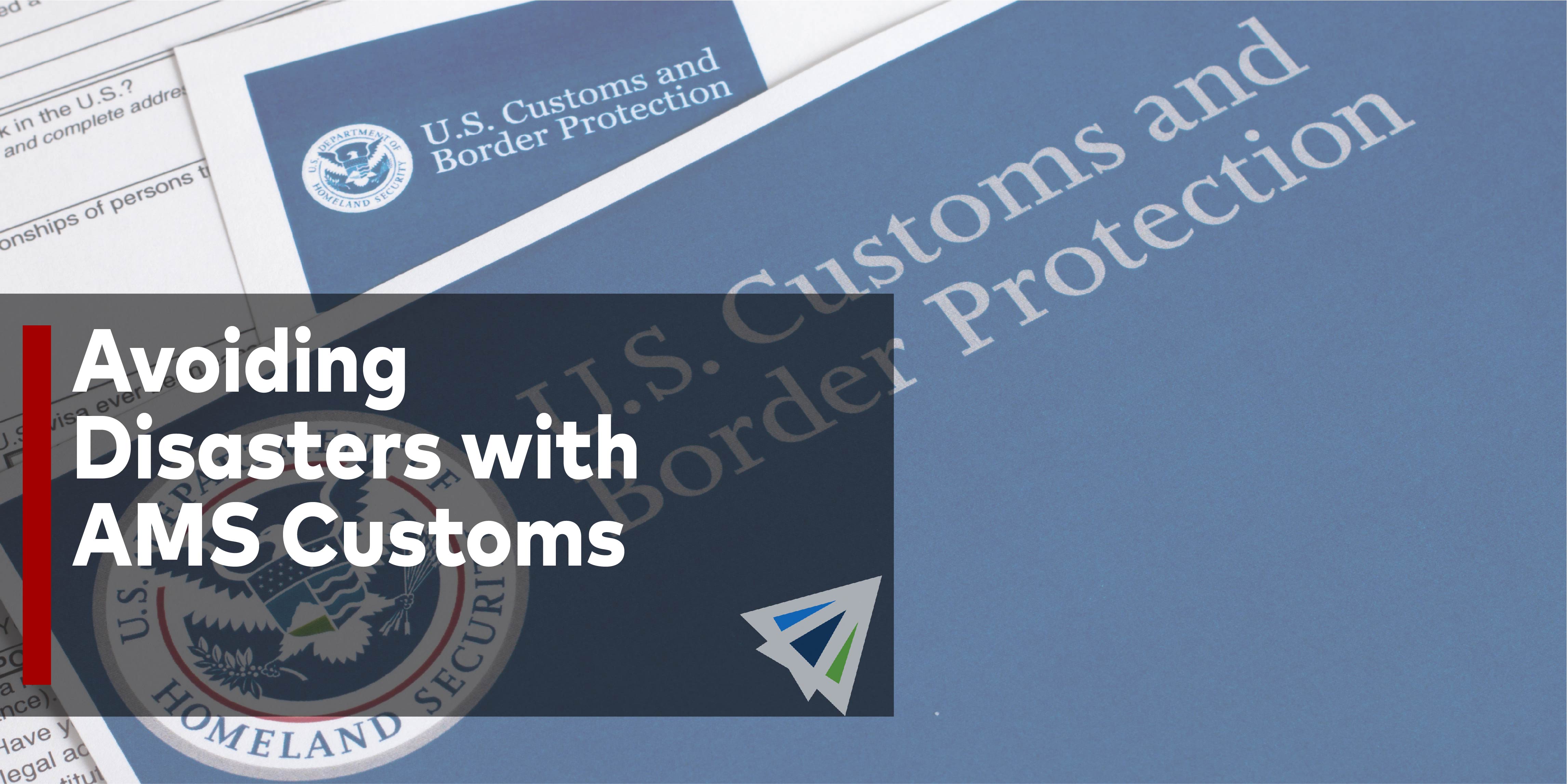 Avoiding Disasters with AMS Customs