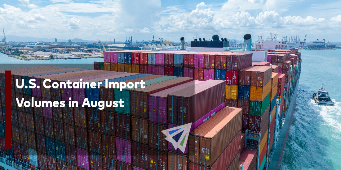 U.S. Container Import Volumes in August